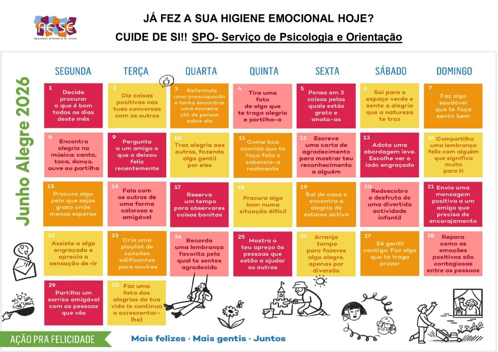 Calendário Junho 2026